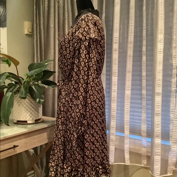 MAJE Rinette Silk Blend Dress - Picture 5 of 6